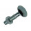 HOUTBOUT+MOER STAAL VERZINKT 8 ST M6 X 30 MM