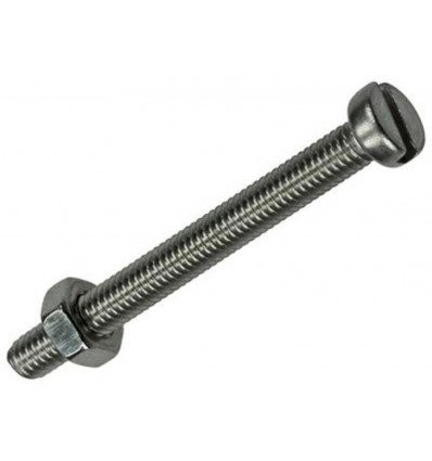 METAALSCHROEF CYL. KOP + MOER RVS 8 ST M4X40