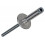 40 BLINDNIETEN ALU BREDE KOP 4,8X20MM