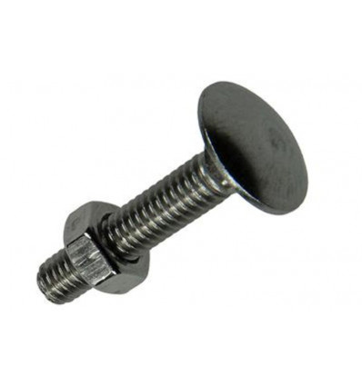 HOUTBOUT+MOER ROESTVRIJSTAAL 5 ST M6X30 MM