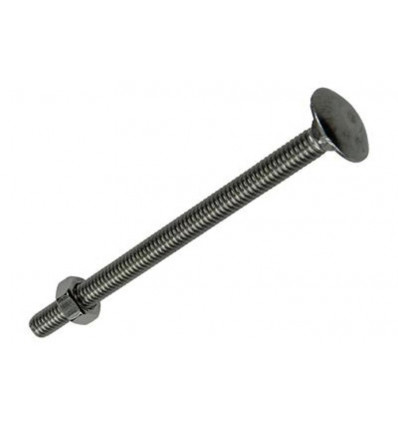 HOUTBOUT+MOER ROESTVRIJSTAAL 2 ST M6 X 80 MM