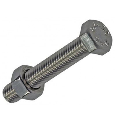 TAPBOUT+MOER ROESTVRIJSTAAL 5 ST M5X30