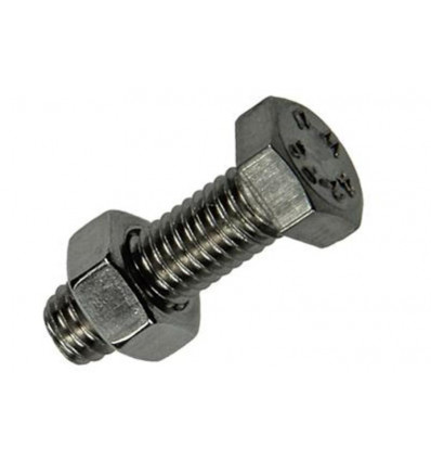 TAPBOUT+MOER ROESTVRIJSTAAL 7 ST M5X16