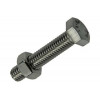 TAPBOUT+MOER ROESTVRIJSTAAL 2 ST M8X40
