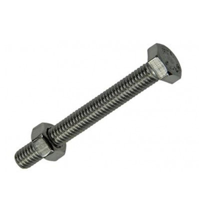 TAPBOUT+MOER ROESTVRIJSTAAL 3 ST M6X50