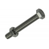 TAPBOUT+MOER ROESTVRIJSTAAL 2 ST M8X60