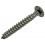 SPAANPLAATSCHROEF VZ KOP RVS 8 ST 4,5 X 40 MM