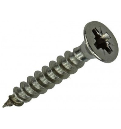 SPAANPLAATSCHROEF VZ KOP RVS 15 ST 4,0 X 25 MM
