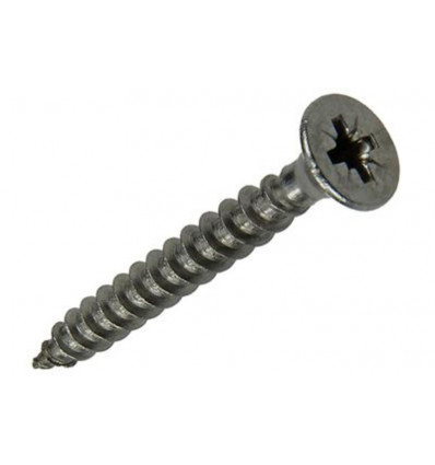 SPAANPLAATSCHROEF VZ KOP RVS 30 ST 5,0 X 40 MM