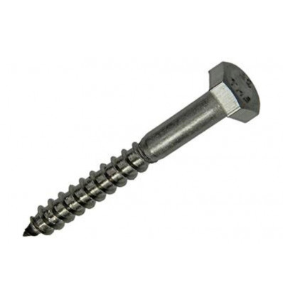 HOUTDRAADBOUT ROESTVRIJSTAAL 4 ST 6 X 50 MM