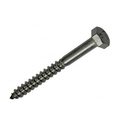 HOUTDRAADBOUT ROESTVRIJSTAAL 3 ST 6 X 60 MM