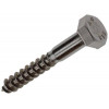 HOUTDRAADBOUT ROESTVRIJSTAAL 2 ST 10 X 70 MM