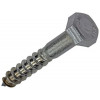 HOUTDRAADBOUT ROESTVRIJSTAAL 8 ST 8 X 50 MM