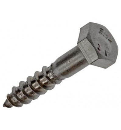 HOUTDRAADBOUT ROESTVRIJSTAAL 18 ST 6 X 30 MM