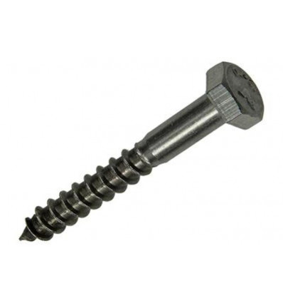 HOUTDRAADBOUT ROESTVRIJSTAAL 7 ST 8 X 60 MM