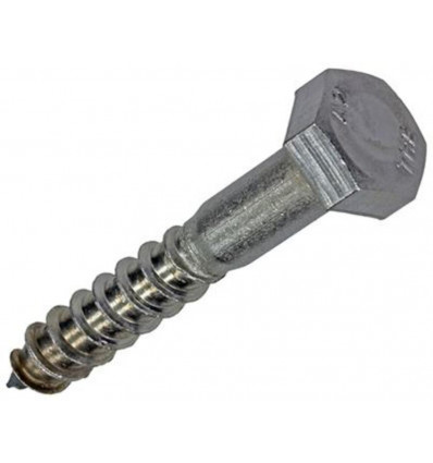 HOUTDRAADBOUT ROESTVRIJSTAAL 2 ST 8 X 50 MM