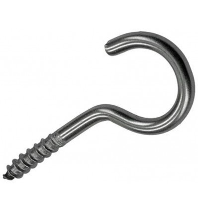 SCHROEFHAAK ROESTVRIJSTAAL 2 ST 4,0X30 MM