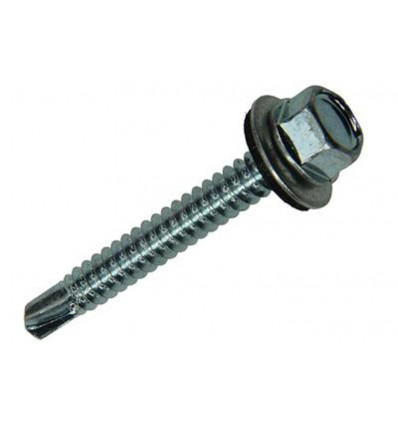 ZELFBOR.SCHROEF ZESKT KOP EPDM-VZ 100ST 6,3x50