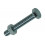 TAPBOUT + MOER VERZINKT 40 ST M6 x 40 MM