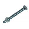 TAPBOUT + MOER VERZINKT 30 ST M6 x 60 MM