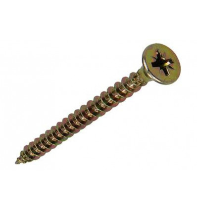 SPAANPLAATSCHROEF VZ KOP GEEL VZ 100 ST 5,0 x 50 MM