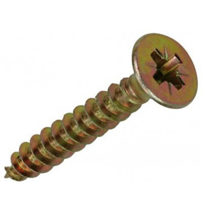 SPAANPLAATSCHROEF VZ KOP GEEL VZ 100 ST 6,0 x 40 MM
