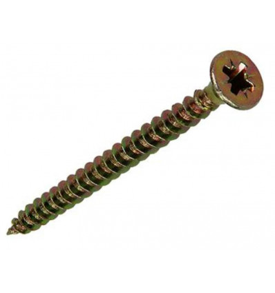 SPAANPLAATSCHROEF VZ KOP GEEL VZ 200 ST 4,0 x 45 MM
