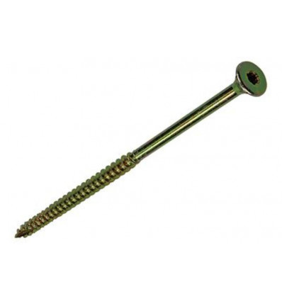 spaanplaatschroef vz kop geelverz zelfb 6x130mm