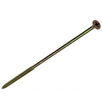 spaanplaatschroef vz kop geelverz 50stuk6x180mm