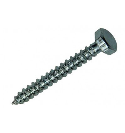 houtdraaibout staal verzinkt 100st 6.0 x50 mm