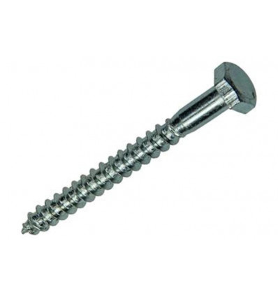 houtdraaibout staal verzinkt 100st 6.0 x60 mm