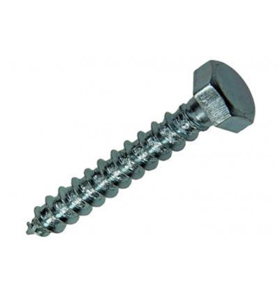 houtdraaibout staal verzinkt 100st 8.0 x50mm