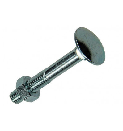 houtbout + moer verzinkt 150st 6.0 x 40 mm