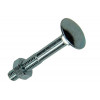 houtbout + moer verzinkt 150st 6.0 x 40 mm