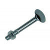 houtbout + moer verzinkt 100st 6.0 x 50 mm
