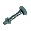 houtbout + moer verzinkt 100st 8.0 x 50 mm
