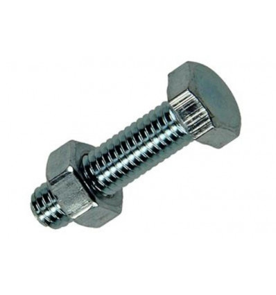 tapbout + moer verzinkt 100st 5 x 20mm