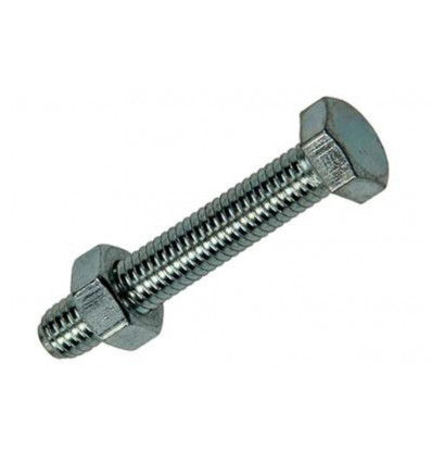 tapbout + moer verzinkt 100st 5 x 30mm