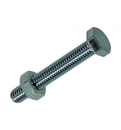 tapbout + moer verzinkt 150st 6 x 40 mm