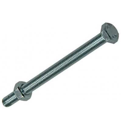 tapbout + moer verzinkt 100st 6 x 80 mm
