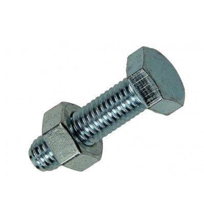 tapbout + moer verzinkt 100st 8 x 30 mm