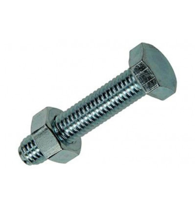 tapbout + moer verzinkt 100st 8 x 40 mm