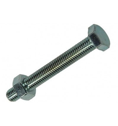 tapbout + moer verzinkt 050st 10 x80 mm