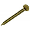 NAGEL PLATTE KOP MESSING 18 GR 1,2 X 20 MM