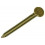 NAGEL PLATTE KOP MESSING 20 GR 1,6 X 25 MM