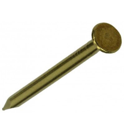 NAGEL PLATTE KOP MESSING 20 GR 2,0 X 30 MM