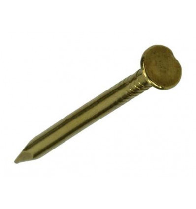 NAGEL PLATTE KOP MESSING 100 GR 1,5 X 20 MM