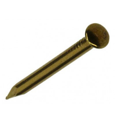 NAGEL BOLLE KOP MESSING 20 GR 1,5 X 20 MM