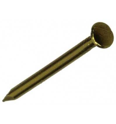 NAGEL BOLLE KOP MESSING 20 GR 1,5 X 25 MM