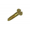 HOUTSCHROEF VERZONKEN KOP MESSING 12ST 2,5 X 12 MM